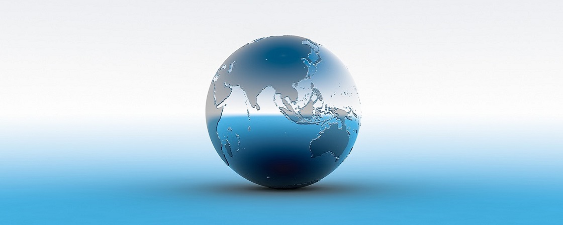 Immagine generica - mostra un mondo su sfondo blu