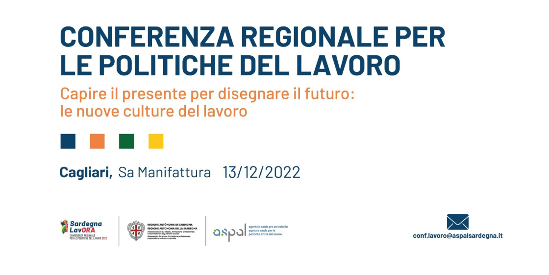 Copertina evento Conferenza Regionale Per Le Politiche del Lavoro